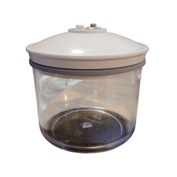 FoodSaver Other - Foodsaver Vacuum Canister KY-123‎ + Lid, 50oz 5"Wx4"H Food Storage White Lid